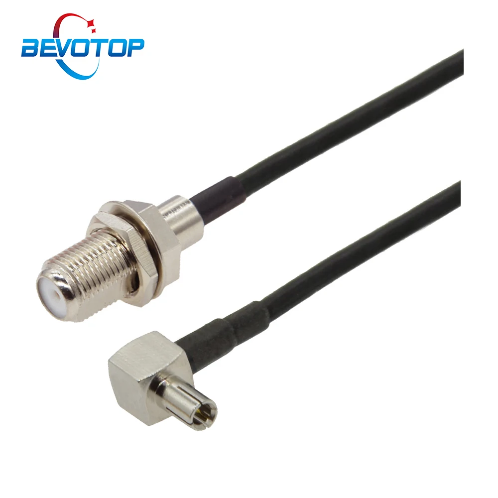 TS9 male right angle to UHF female jack RG174 cable jumper pigtail 15cm 3G modem 