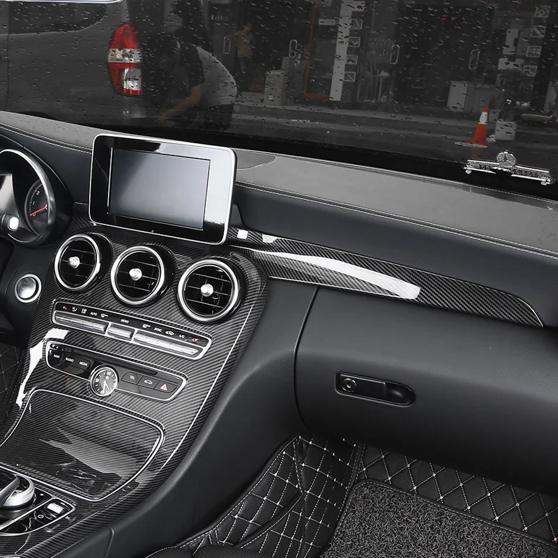Для Mercedes w205 amg glc x253 c253 купе c class аксессуары внутренняя отделка/панель приборов для