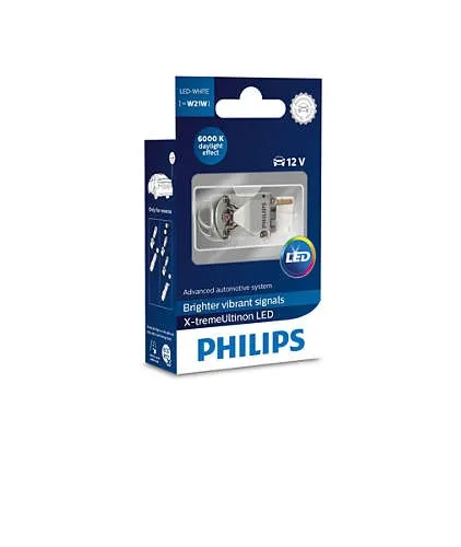  Lamp W21W 12V-LED 25W (W3x16d) 6000K White-tremeUltinon LED (PKG. 1 PCs) PHILIPS 12795X1 - 10000007852485