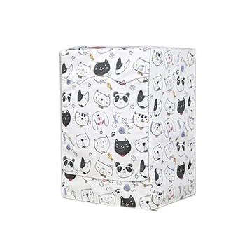 

Cover for Washing Machine with Sun Protection Waterproof 9 Kg with Print Roller for Pets