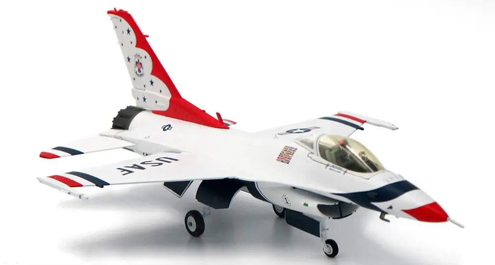 Fine 1: 72 Американский F16C fighter F16 модель самолета из сплава американская летная команда