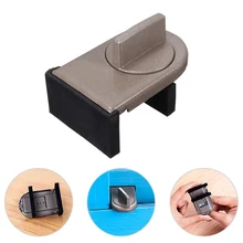 Window Security Sash Lock Sliding Security Limiter Lock Stop Door Restrictor Child Safety Anti-Theft Locks Home Hardware lhx cmms232 hardware steel sliding interior door lock glass window professional security locks cerradura