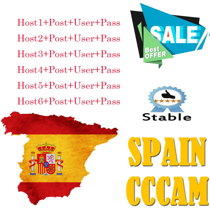 

Cccam Europa Server For 2Year Europe Spain Portugal France DVB-S2 Freesat V7S HD,V8 nove V9 super Satellite receiver 6line cccam