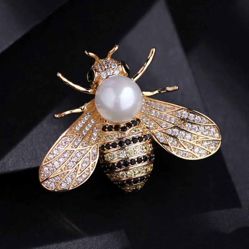 Famous Brand Design Insect Series Ladies Exquisite Bee Brooch Crystal Rhinestone Brooch Brooch Jewelry Gift For Girl Famous Brand Design Insect Series Ladies Exquisite Bee Brooch Crystal Rhinestone Brooch Brooch Jewelry Gift For Girl