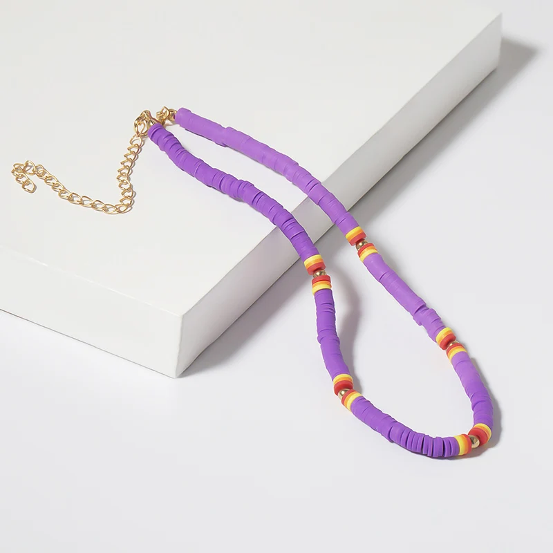 SHIXIN Boho цветное колье-чокер для женщин модное Радужное корейское ожерелье этническое украшение воротника на шею колье - Окраска металла: S04