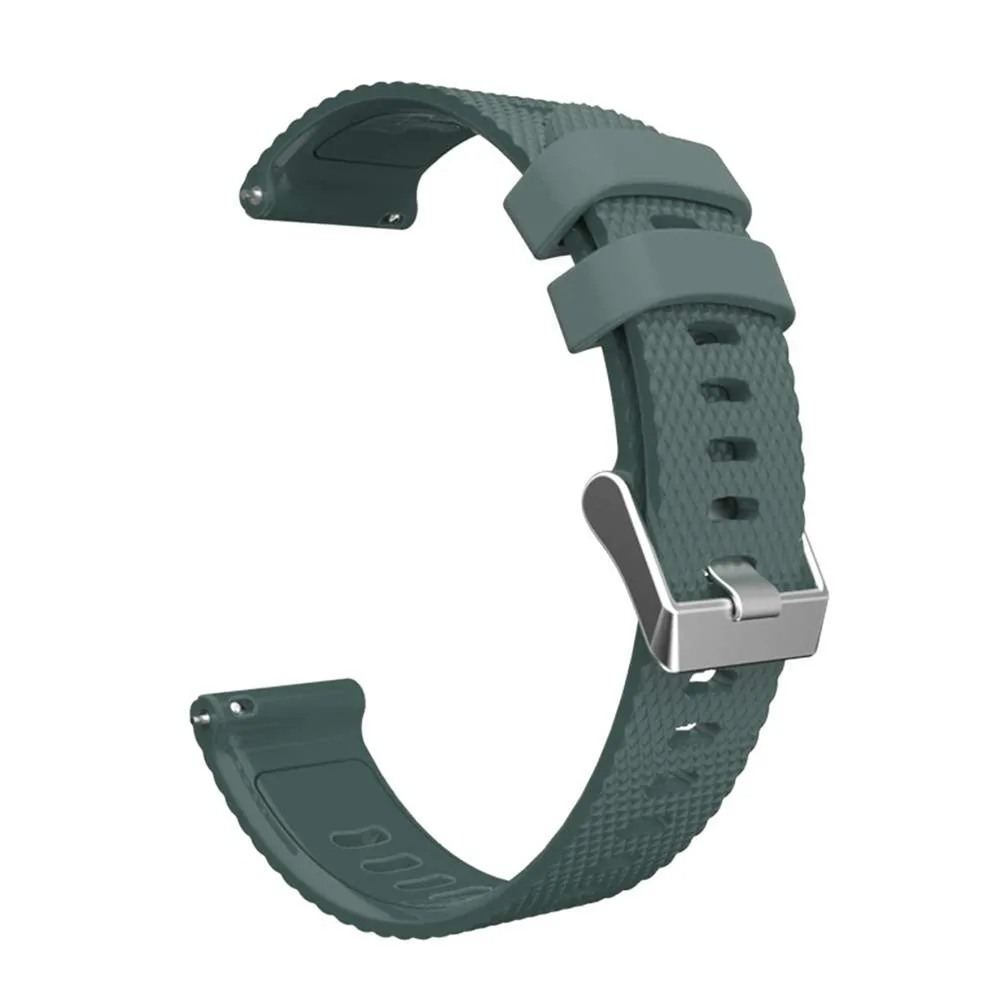 Силиконовый ремешок для часов Garmin vivoactive3/3 MUSIC/HR/Forerunner 245/645 MUSIC Approach S40 для TicWatch E для huawei 2