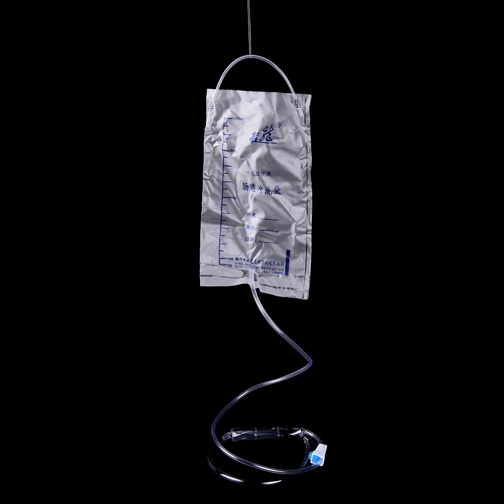 Медицинский 1000 мл очиститель для мытья кишки сумка для клизмы многофункциональная Флейшер запорный анальный очиститель для вагины