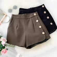 ^#Cheap Wasteheart Winter Sequined Black Coffee Polyester Shorts Women High Waist Shorts Camel Short Bottom Zipper Woolen ^#Cheap Wasteheart Winter Sequined Black Coffee Polyester Shorts Women High Waist Shorts Camel Short Bottom Zipper Woolen