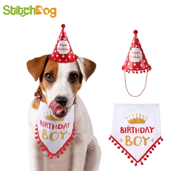 

Pets Tassels Party Hats One Full Year Of Life Anniversary Party A Piece Of Cloth Suit