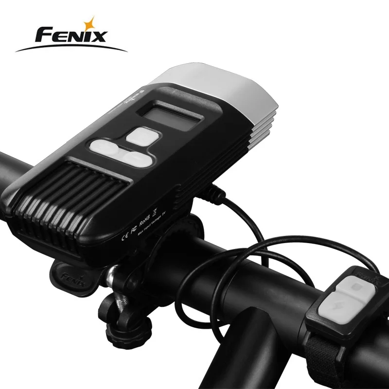 Fenix BC30R Cree XM-L2 U2 светодиодный высокой интенсивности велосипед легкое Зарядное устройство USB встроенный литиевый аккумулятор O светодиодный экран