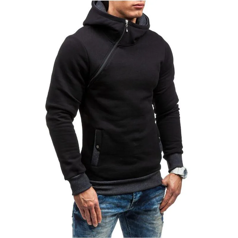 

2020 Zipper Men Jackets Autumn Winter Casual Fleece Coats Bomber Jacket Scarf Collar Fashion Hooded Male Outwear Slim Fit Hoody