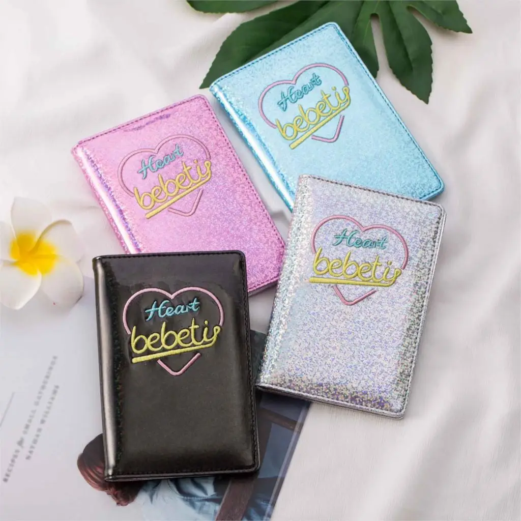 Fashion Trend Women Men ID Credit Card Banquet Letter Card Holder Coin Bag Travel Wallets Holder Double Open 812