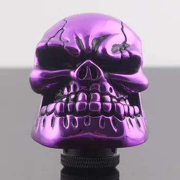 

Universal Custom Devil Skull Stick Shift Shifter Lever Knob Manual Gear Horn Evil Devil Head Style Fit For Most Car