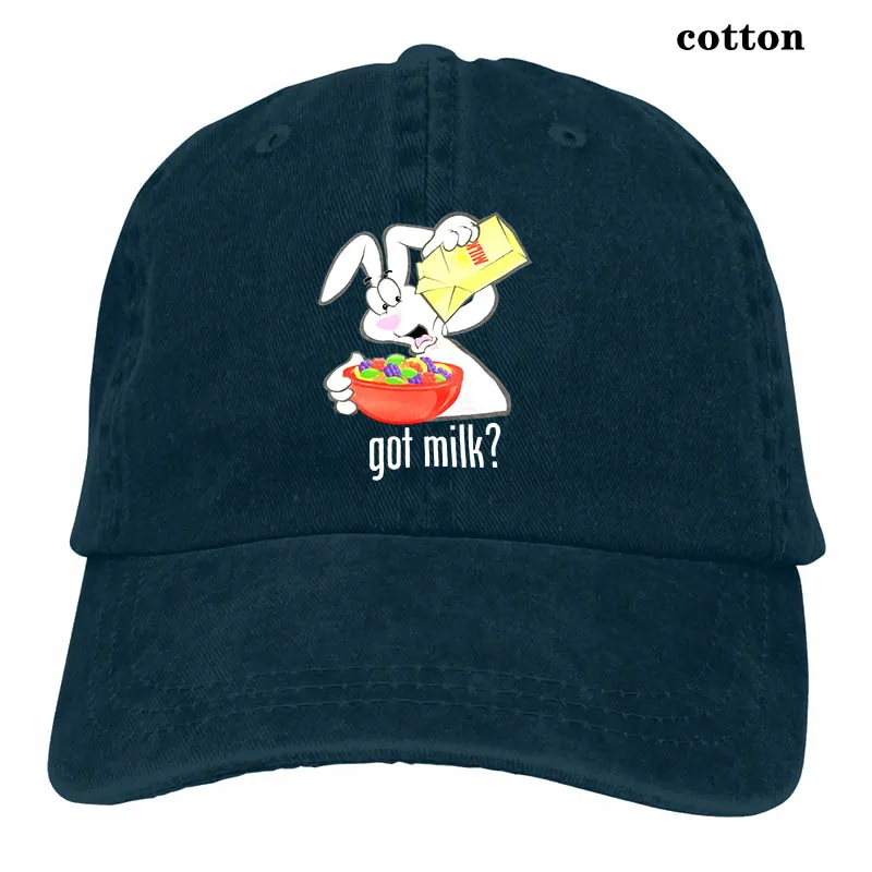 Винтажная бейсбольная кепка Trix Rabbit Got Milk большого размера с одной строчкой для мужчин и женщин, Кепка для водителя грузовика, модная Регулируемая Кепка - Цвет: 3-Navy