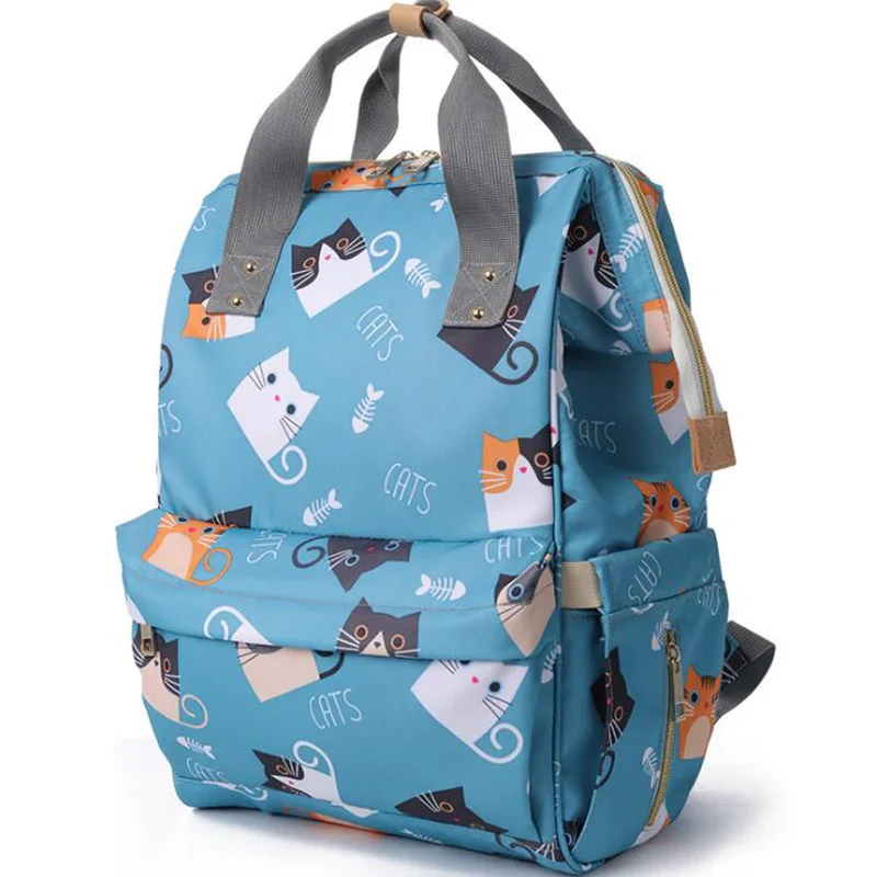 Maternity Handbag Largebackpack Mummy Bag Nappy Bag Multifunction Baby Cartoon Printing  Nappy bags Changing BNM009