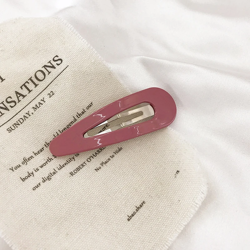 Cute Glitter Hairpins Snap Hair Clip for Girls Unique INS Style Sweet Women's Gift BB Hair Clip Candy Color Hair Accessories