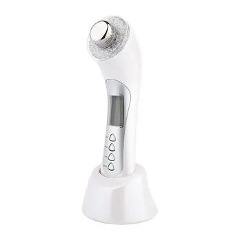 

5 in 1 Skin Renewal System Skin Beauty Care Tool Ultrasonic High Frequency Ion Led Photon Personal Handheld Facial Massager