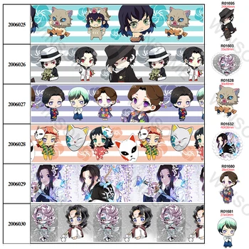 

Cartoon Character Printed Grosgrain/Satin Ribbon Party Decoration 10 Yards 16mm/22mm/25mm/38mm 30pcs Planar Resins 200602 200603