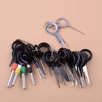 

41pcs New Car Electrical Terminal Needle Plug Circuit Board Wiring Pick Connector Pin Extractor Removal Repair Tool Remover