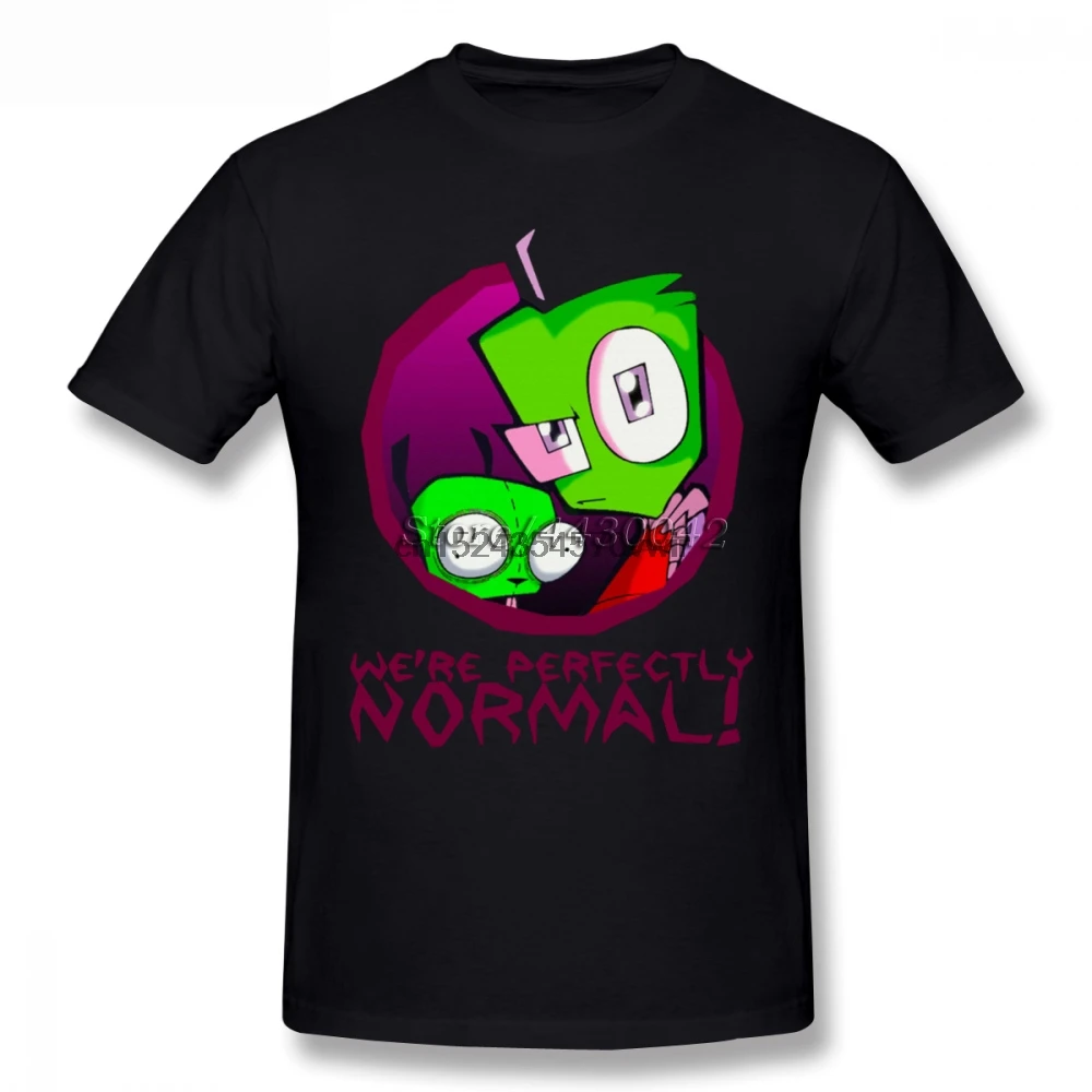 Захватчик Зим Gir Alien футболка для мужчин дропшиппинг Лето короткий рукав хлопок