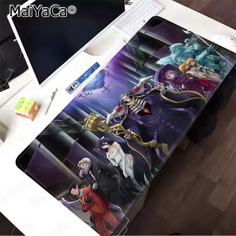 Lock Edge 30x80cm MaiYaCa персонаж аниме Overlord персонажи Albedo Nazarick уникальный настольный коврик игровой коврик для мыши большой коврик для мыши клавиатуры коврик - Цвет: Lock Edge 30x80cm