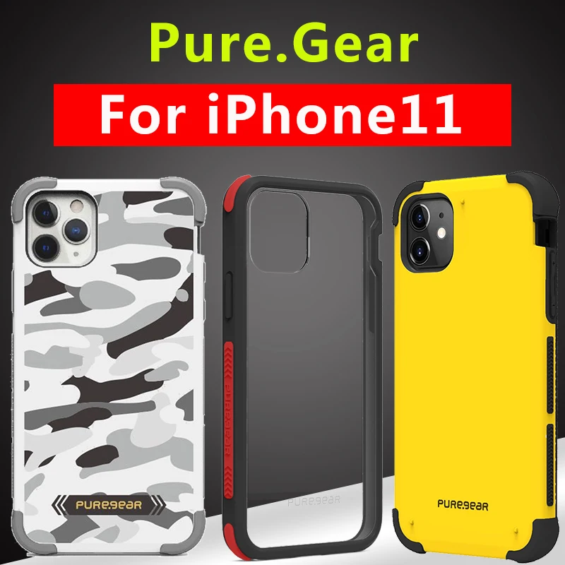 PureGear военные стандарты защиты телефонный чехол для iphone 11 pro max с подставкой кольцо
