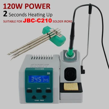 

SUGON T26 Soldering Station Lead-free 2S Rapid Heating Soldering Iron Kit JBC C210 210 handle universal 80W Power Heating System
