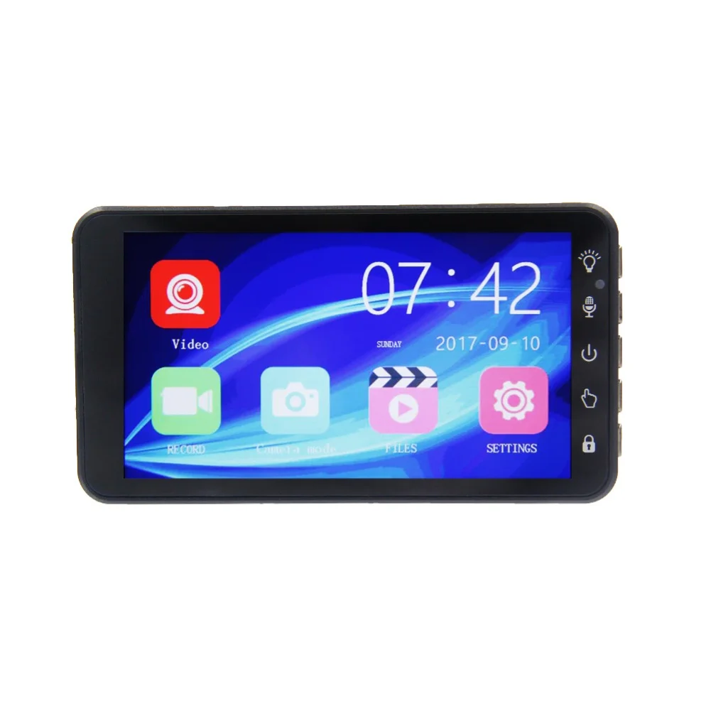 HD Автомобильный видеорегистратор камера 4 дюйма IPS Двойной объектив 1080P