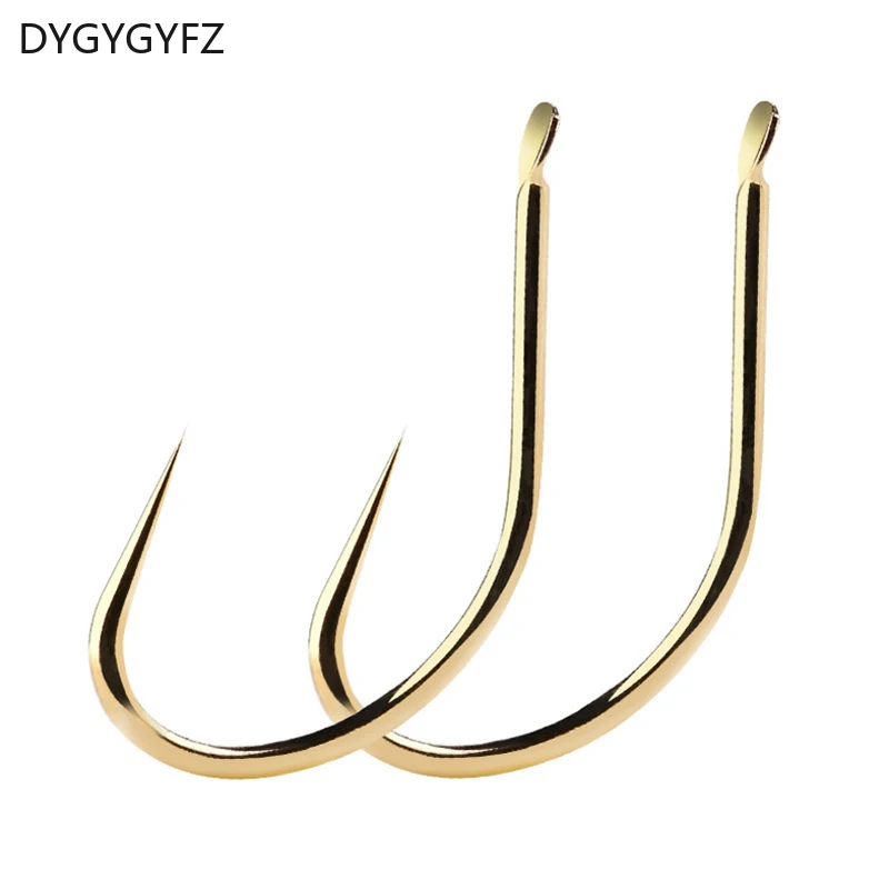 DYGYGYFZ30PCSsetTitaniumAlloyFishHookWithoutBarbed110Series