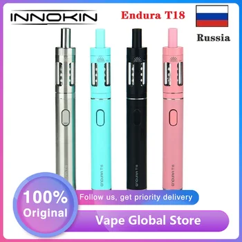 

HOT SALE Original 1000mAh Innokin Endura T18 Vape Kit with 2.5ml Prism Tank & Resistance 1.2 - 2.5ohm 1.5ohm Coils Ecig Vape Kit