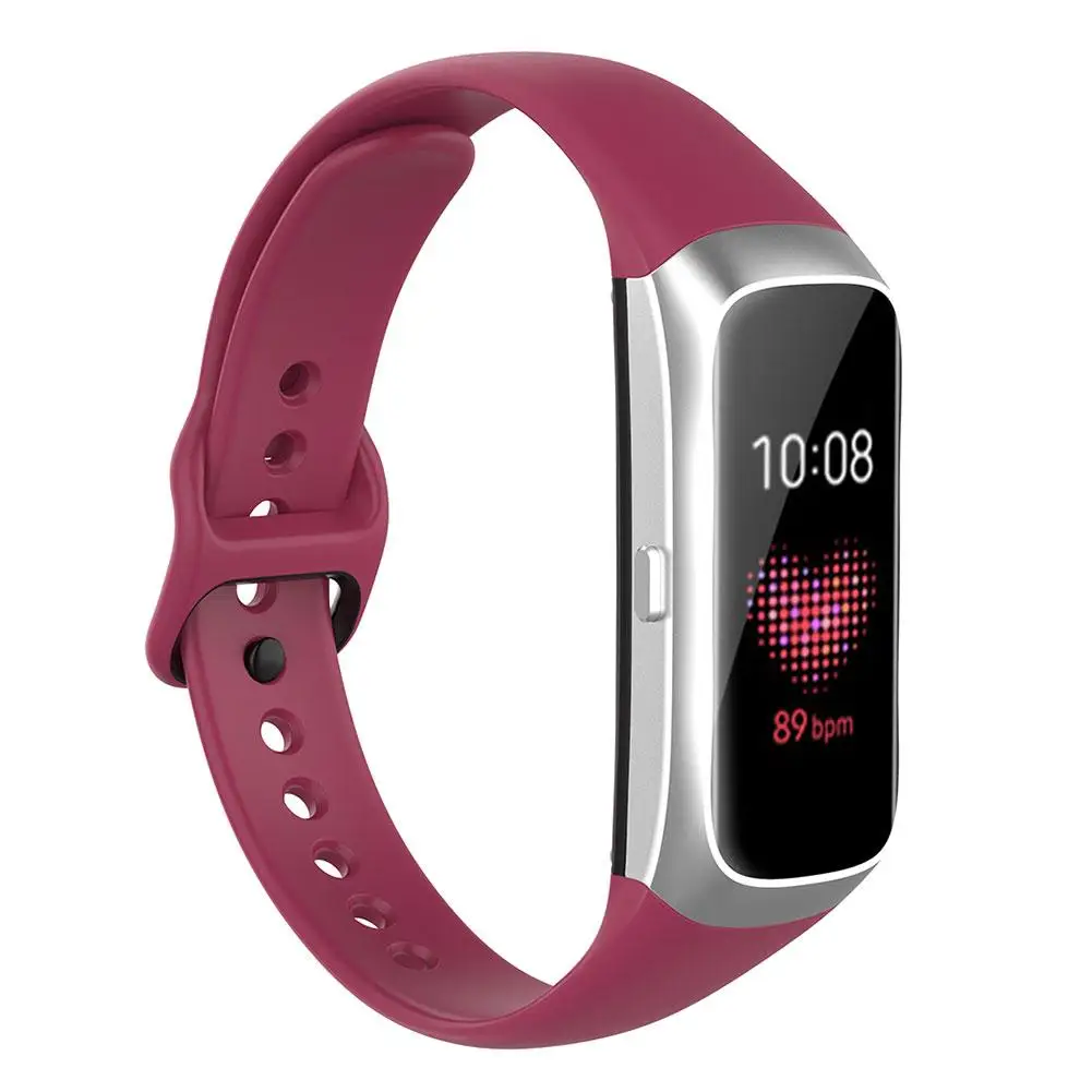 Силиконовый ремешок для наручных часов для samsung Galaxy Fit SM-R370 новейший смарт-браслет