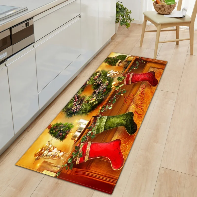 Рождественский коврик, коврик, ковер в гостиную, с Рождеством, добро пожаловать, коврики, домашние ковры для декора