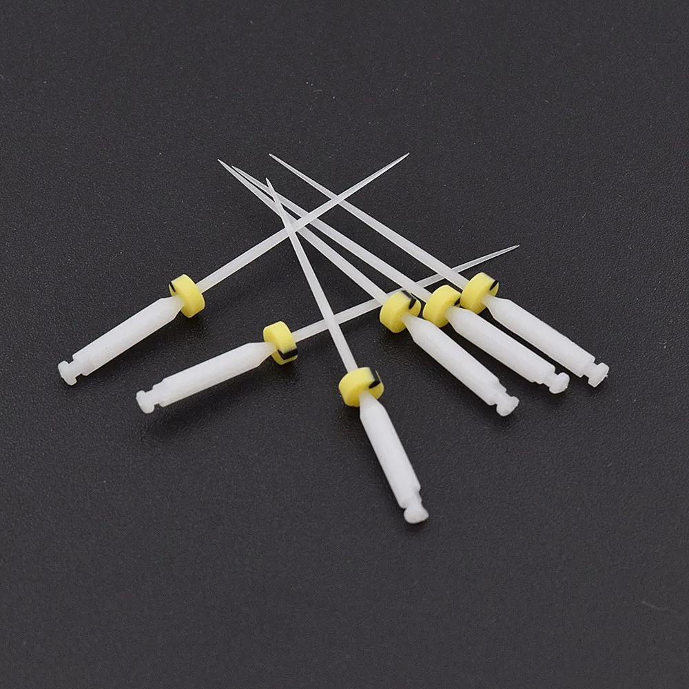 Endo Rotary Files Dental Pulp Files Dental Plastic Rotary Finishing Files 25mm 04 Taper Endo Files Used For Clean the canal more effective