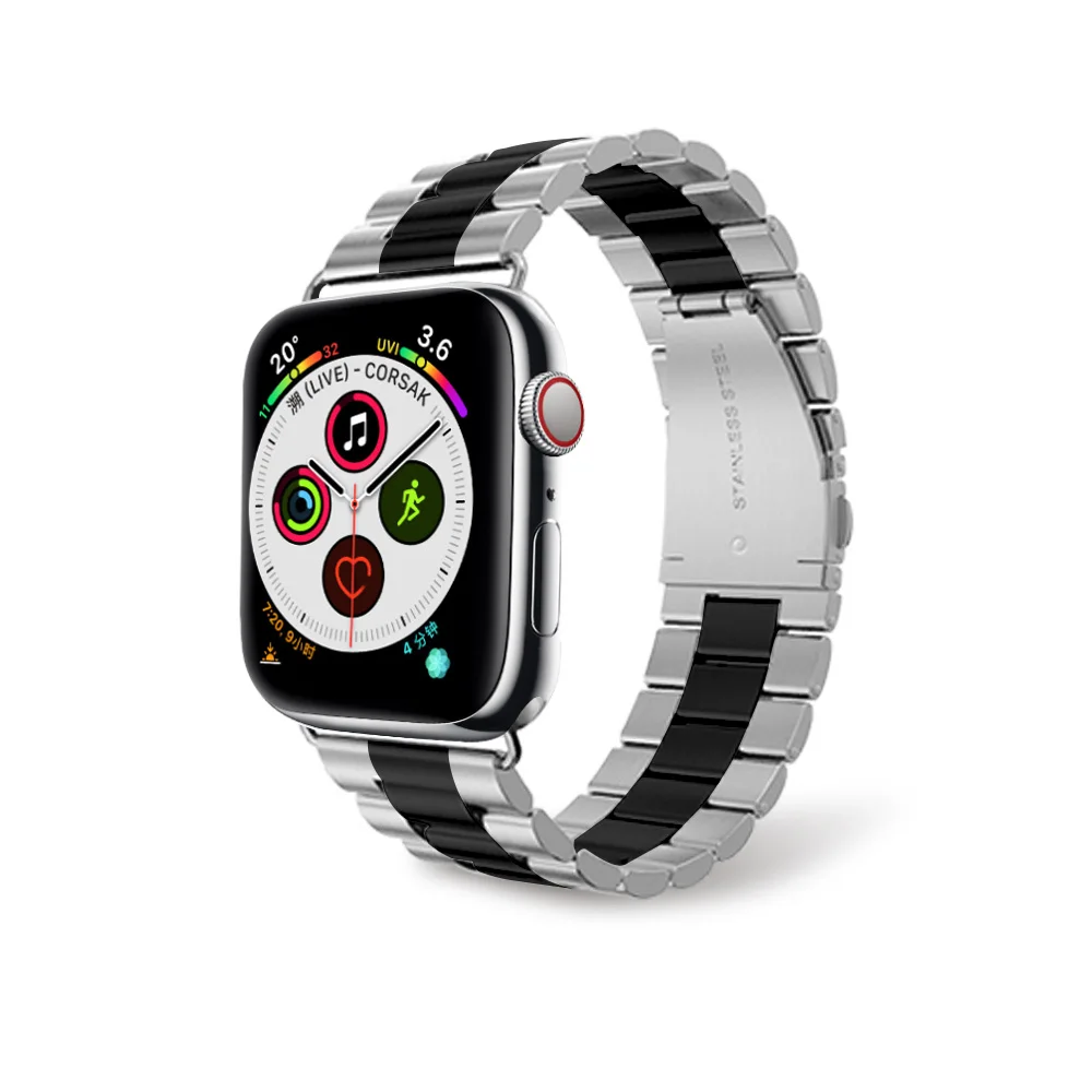 

Metal Strap For Apple Watch Band 40mm 44mm 42mm 38mm Stainless Steel Watchband Bracelet Band for iWatch Series 1/2/3/4/5/6/SE