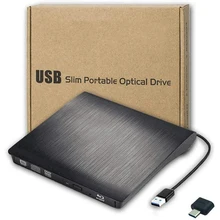 Unidade de CD DVD externo, USB C Tipo C USB 3.0 CD DVD RAM Burner Escritor Combo Alta Velocidade Re-Escritor Para Laptop Notebook PC Desktop