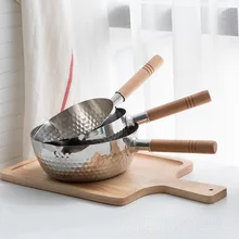 18/20/22 см с тяжелым основанием, из нержавеющей стали приготовления супа молочный горшок антипригарная сковорода Малый сковорода лапша быстрого приготовления плита газовая плита