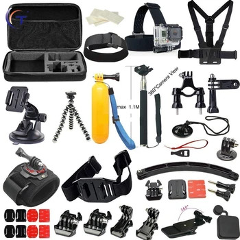 

QQT for Gopro Accessories Set T-43 / 360 Armband Octopus Tripod Buoyancy Stick Suction Cup for Gopro hero8 / 7/6/5/4, SJCAM