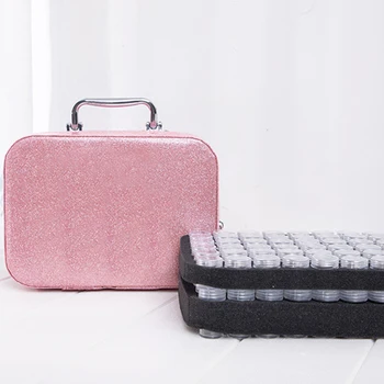 

96 Grids Portable EVA Jars Beads Organizer Holder Diamond Painting Storage Case Embroidery Box DIY Craft Art Tools Accessories