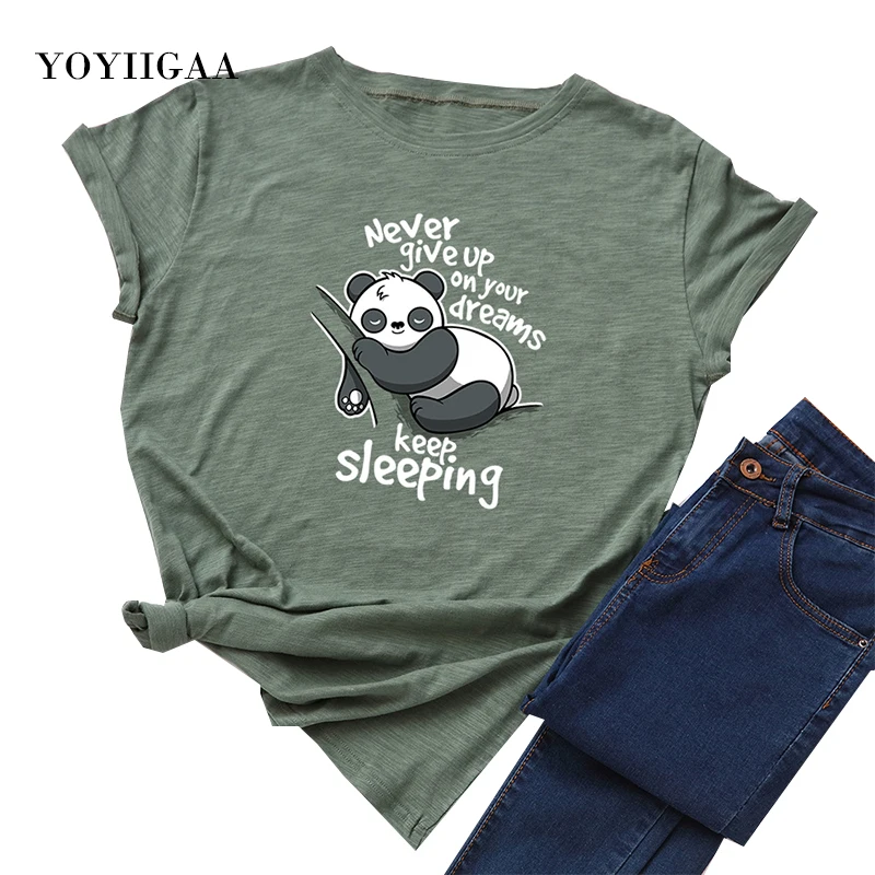 

New Fashion Women T Shirt 100% Cotton Printed Short Sleeve Female T-shirts Summer Tees Tops Casual Loose Women Tshirt White Tops