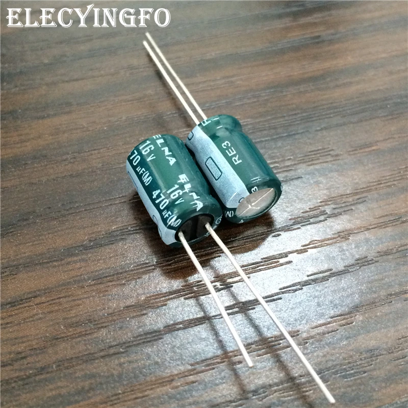 10 шт. 470 мкФ 16V47 0 ELNA Япония RE3 Series 8x11 5 мм 16V470uF аудио конденсатор | Электронные