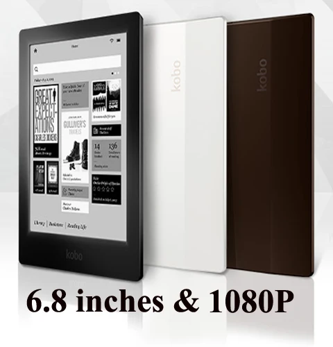 New 6.8 inch kobo aura HD Ebook Reader Touch