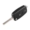 Chiave telecomando per Audi TT A2 A4 A6 A8 Quattro CR1620 CR2032 Supporto Della Batteria HAA Vibrazione Pieghevole Chiave Dell'automobile borsette Caso Della Copertura - KEYYOU 2 3 Pulsante Per Audi TT A2 A4 A6 A8 Quattro CR1620 CR2032 Supporto