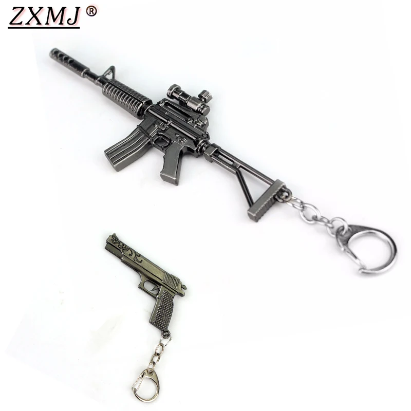ZXMJ CF Cross Fire AK47 M16 пистолет брелок для стрельбы из игры Desert Eagle снайперский Модель