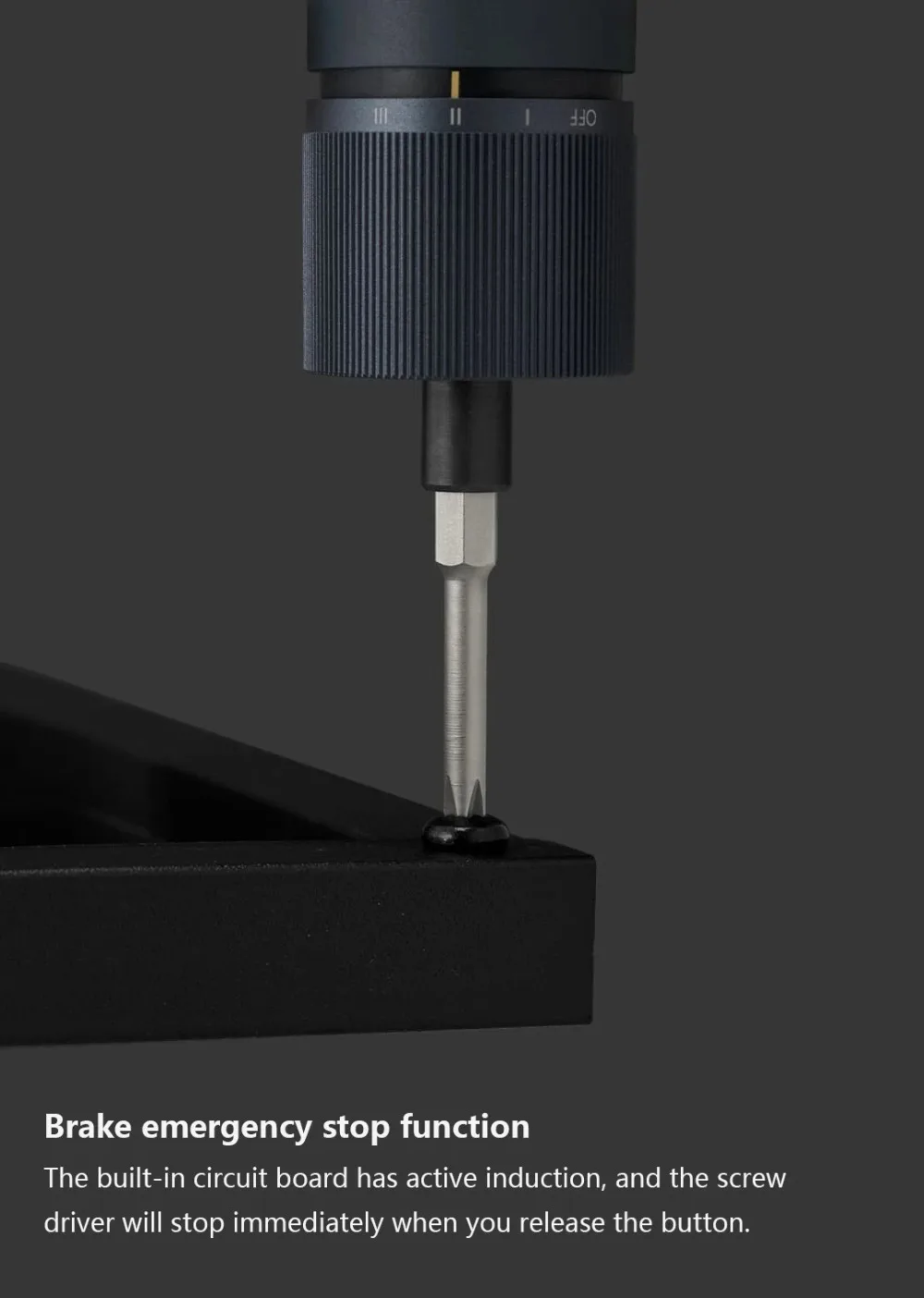 HOTO 1500mAh Straight Handle Electric Screwdriver With 12 Bits 3 Speed Torque Rechargeable Daily Screwdriver Kit Portable (8)