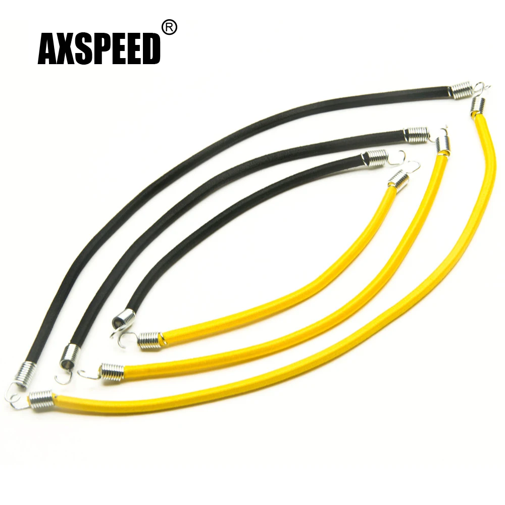 AXSPEED 1/10 RC Car Roof Luggage Rack Bungee Cord Rc Rock Crawler Truck