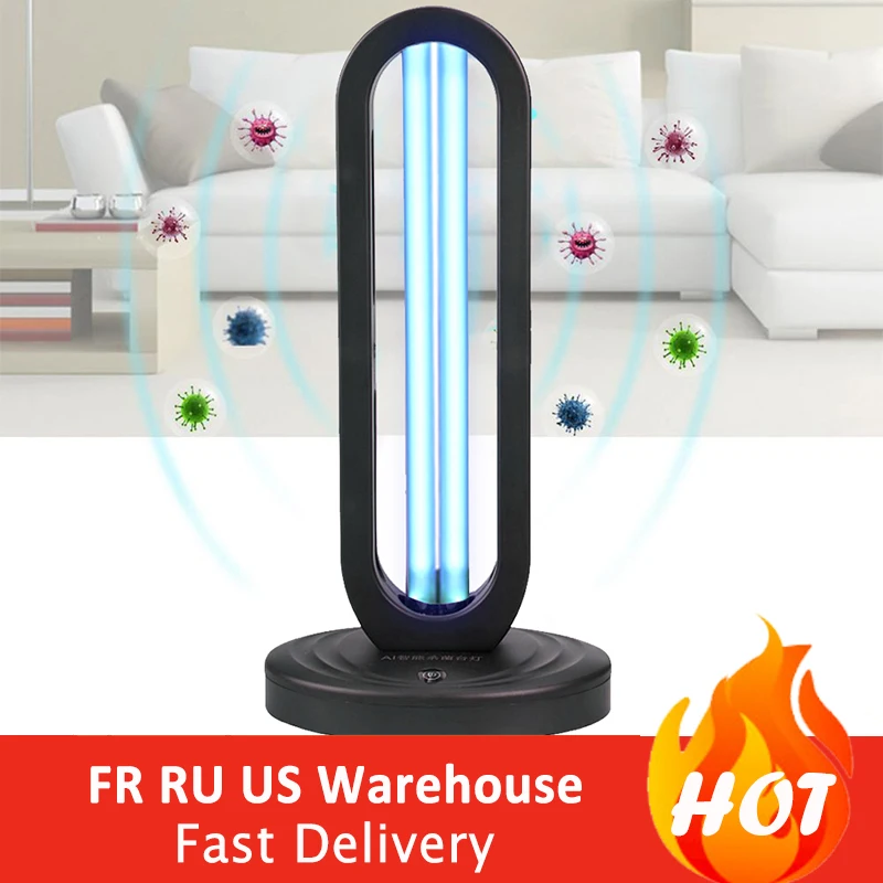 

38 W Germicidal Light UVC Fridge Deodorizer Air Sanitizer Purifier Odor Eliminators for Rooms Cabinets Wardrobe