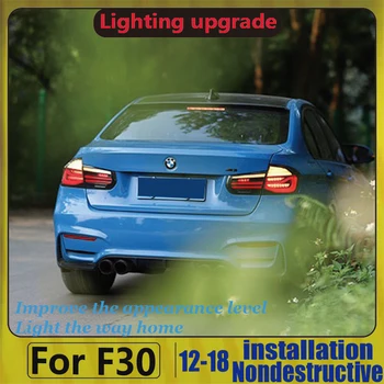 

Car LED Tail Light Taillight For BMW F30 F35 320i 328i 2013 - 2017 Rear Fog Lamp + Brake Lamp + Reverse + Dynamic Turn Signal