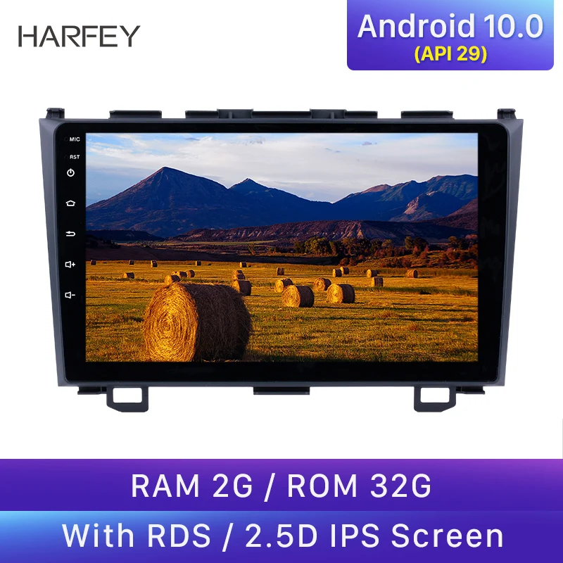 

Harfey Android 10.0 9'' Audio Head Unit Tape Recorder for 2006-2011 Honda CRV Car GPS Navi Multimedia Player 1080P Screen
