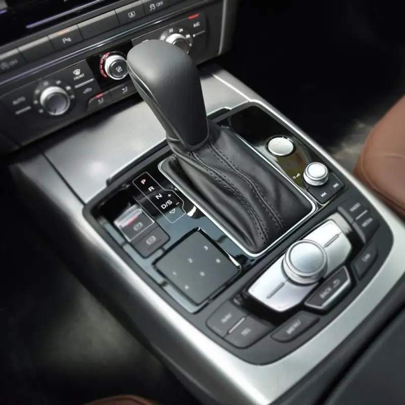 Автомобильный кожаный рычаг переключения передач для багажника 4GD 713 139B IBR для Audi A6 C7- A7 4G8 автомобильный Стайлинг