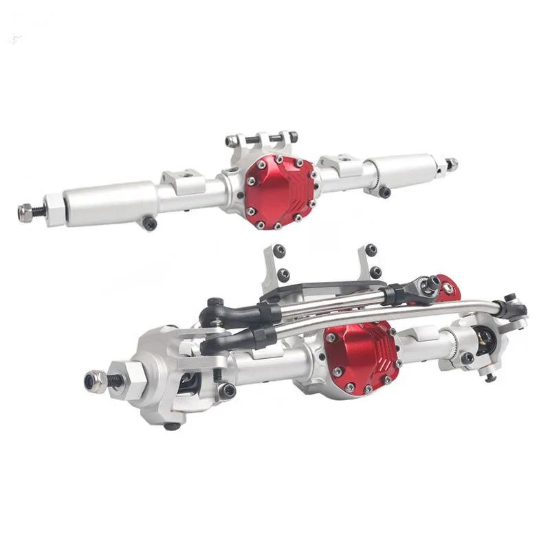 

1/10 Model Climbing Car Scx10 Second Generation 90046 Axle Autos Frame Assembly Modified Metal Front And Back Assembly